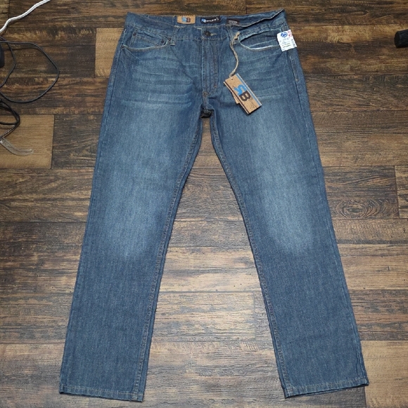Royal Blue Other - Classic Denim Straight-Leg Jeans